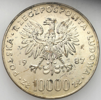 10.000 złotych 1987 Jan Paweł II - SREBRO