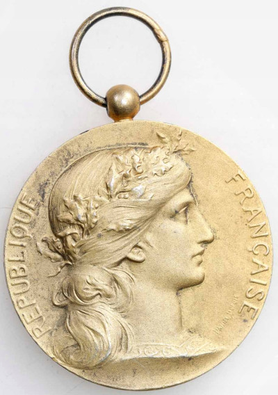 Francja, Medal złocony - SREBRO 990