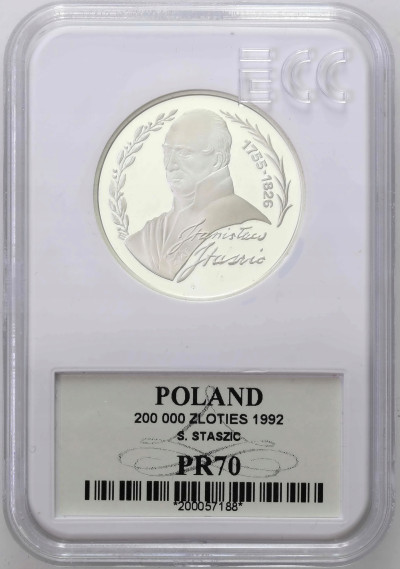 200 000 złotych 1992 Stanisław Staszic GCN PR70