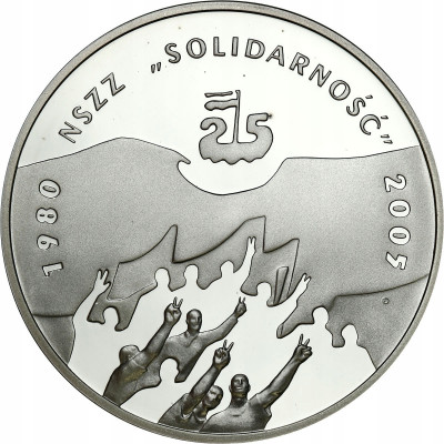 III RP. 10 złotych 2005 Solidarność – SREBRO