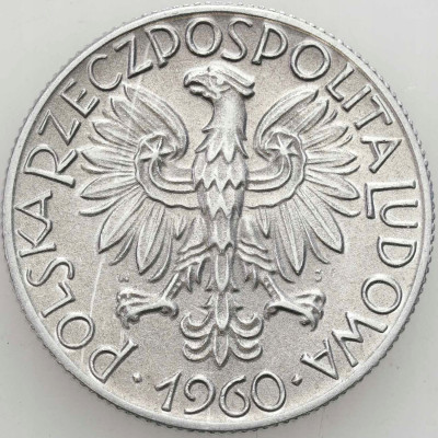 PRL. 5 złotych 1960 rybak