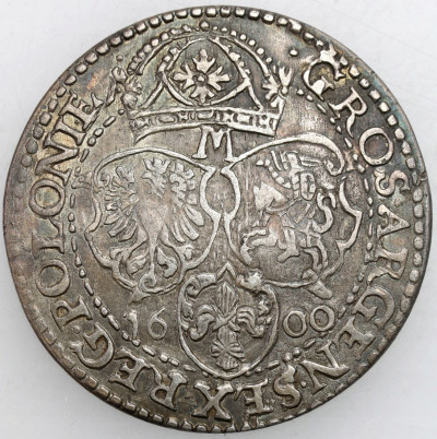 Szóstak (6 groszy) 1600, Malbork - RZADKI ROCZNIK