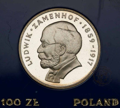100 złotych 1979 Ludwik Zamenhof – SREBRO
