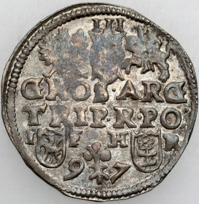Trojak (3 grosze) 1597, Poznań – ŁADNY