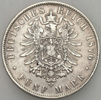 Niemcy, Bawaria. 5 marek 1876 D Monachium