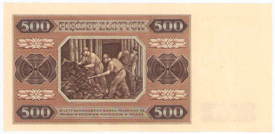 500 złotych 1948 seria AH