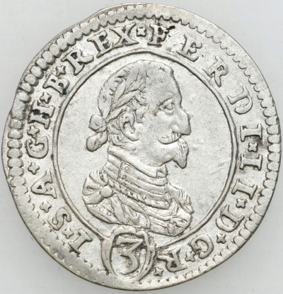 Austria, Ferdynand II. 3 krajcary 1625, Graz