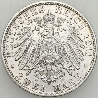 Niemcy, Bawaria. 2 marki 1911 D, Monachium