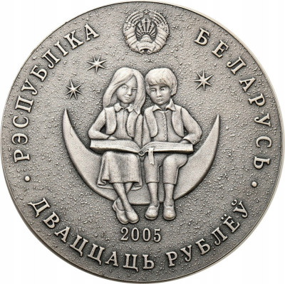 Białoruś 20 Rubli 2005 kamienny kwiat – SREBRO