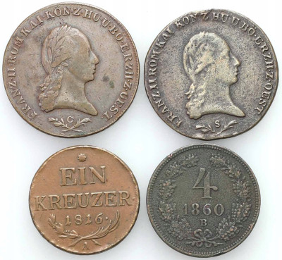 Austria, zestaw 4 monet – RÓŻNE