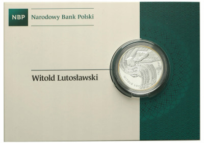 III RP. 10 złotych 2013 Witold Lutosławski