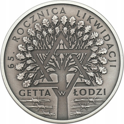III RP. 20 złotych 2009, Likwidacja Getta w Łodzi