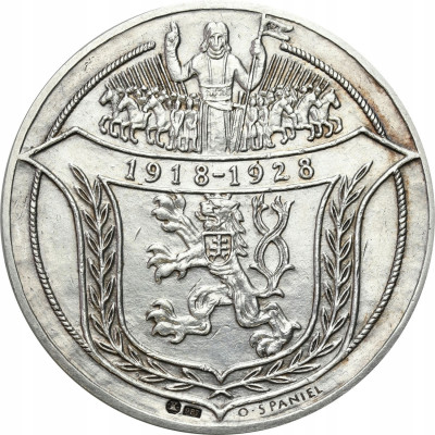 Czechosłowacja. Medal 1928, 10 rocznica – SREBRO