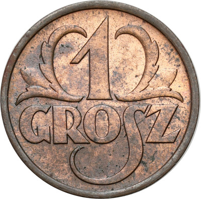 II RP. 1 grosz 1938 - PIĘKNY