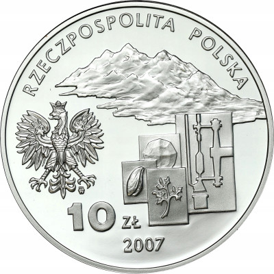 III RP 10 złotych 2007 Ignacy Domeyko - SREBRO