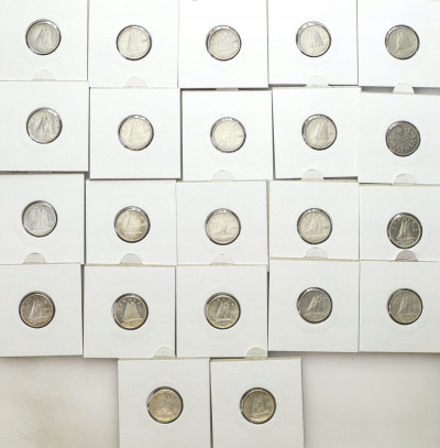 Kanada. 10 centów 1931-1965. RÓŻNE – 22 szt