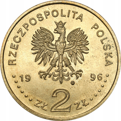 2 złote 1996 Zygmunt II August – NAJRZADSZA