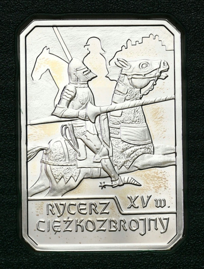 10 złotych 2007 Rycerz Ciężkozbrojny - SREBRO