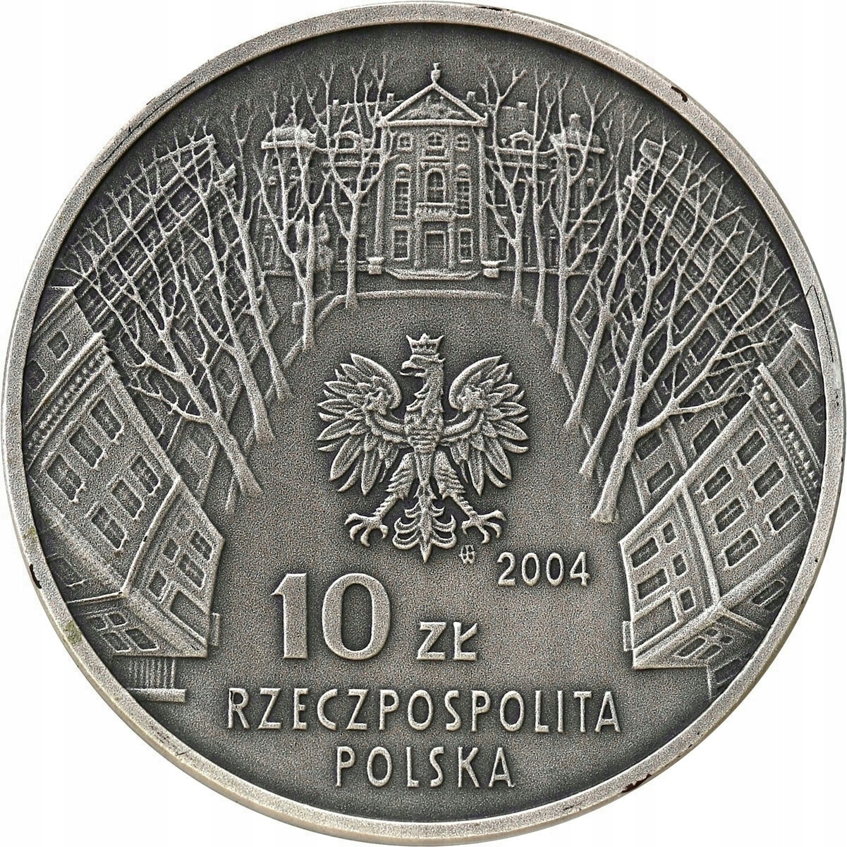 III RP. 10 złotych 2004 ASP - SREBRO