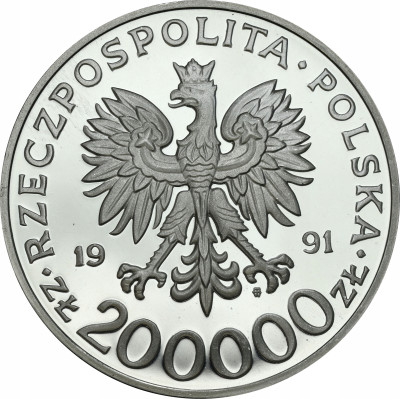 200.000 złotych 1991 Targi Poznańskie – SREBRO