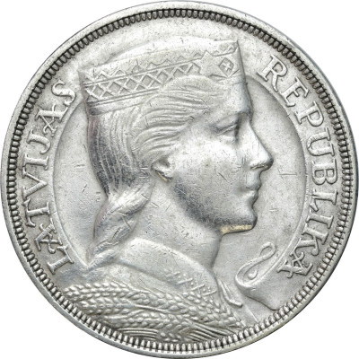 Łotwa. 5 lati 1931 – SREBRO