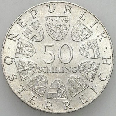 Austria. 50 szylingów 1972, 125 - Policji – SREBRO