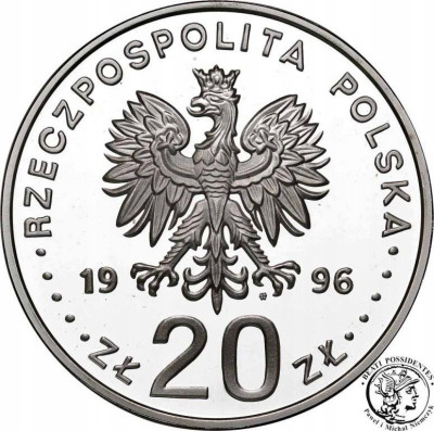 20 złotych 1996 Tysiąclecie miasta Gdańska SREBRO