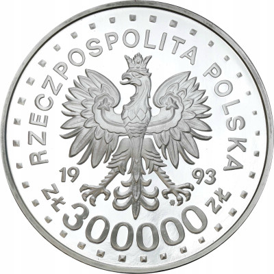 300.000 złotych 1993 Zimowe Igrzyska - SREBRO