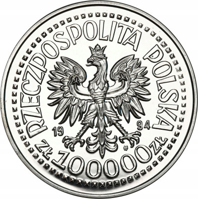 100.000 zł 1994 Powstanie Warszawskie – SREBRO