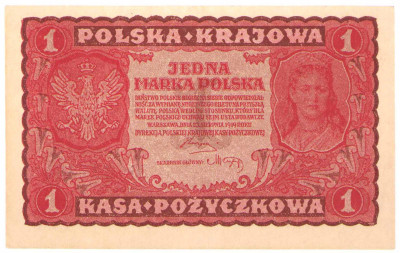1 marka polska 1919 seria I-DK