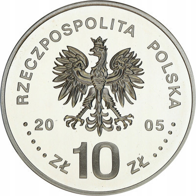 10 złotych 2005 Poniatowski półpostać SREBRO