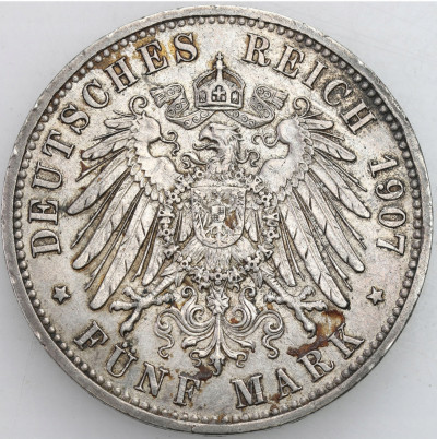 Niemcy, Prusy. 5 marek 1907 A, Berlin