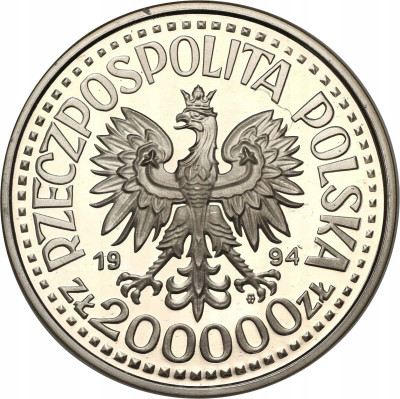 200.000 złotych 1994 Zygmunt I Stary – SREBRO