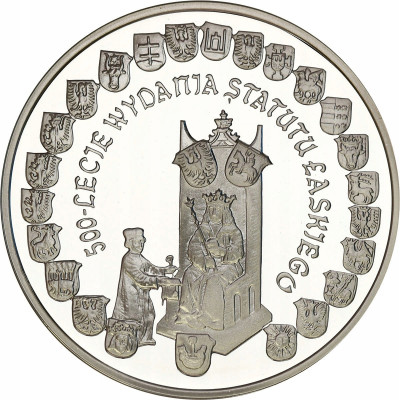 III RP. 10 złotych 2006 Statut Łaskiego - SREBRO