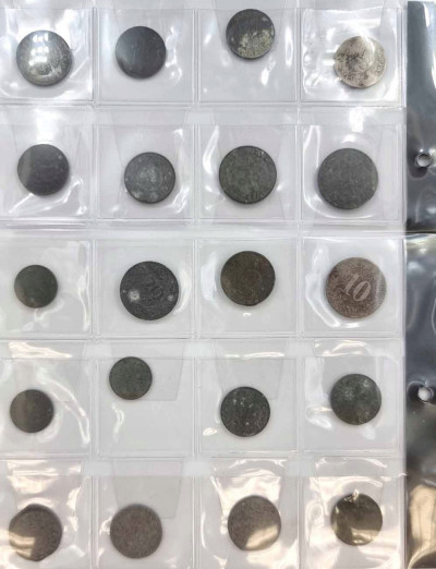 Świat, zróżnicowany zestaw monet – 20 sztuk
