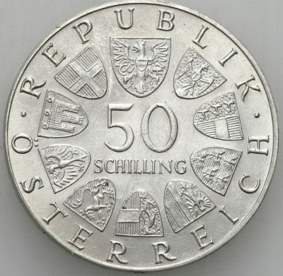 Austria. 50 szylingów 1965 Republika – SREBRO