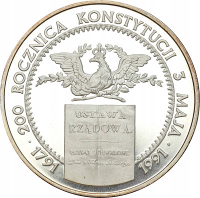 200.000 zł 1991 Konstytucja 3 Maja – SREBRO