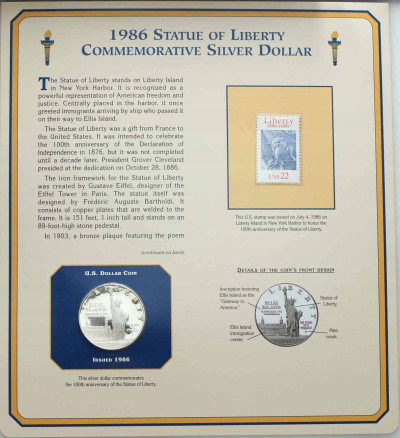 USA. 1 dolar 1986 S Statue of Liberty SREBRO