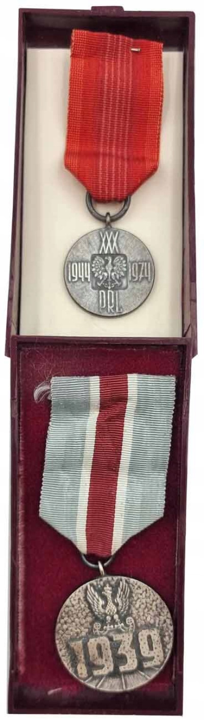 PRL. Odznaczenia i medal - 4 szt.
