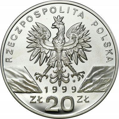 20 złotych 1999 Wilk - SREBRO
