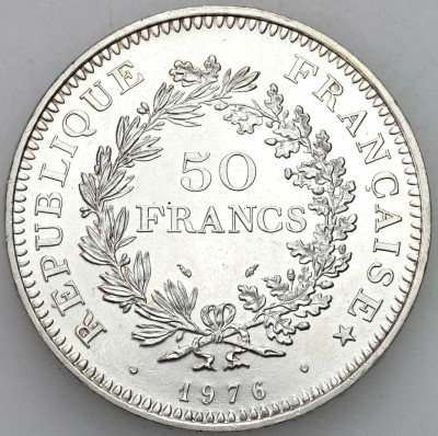 Francja 50 franków 1976 - SREBRO