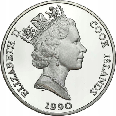 W. Cooka 50 dolarów 1990 antylopa indyjska SREBRO