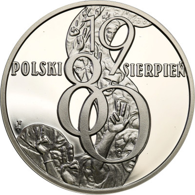 III. 10 złotych 2010 Polski Sierpień- SREBRO