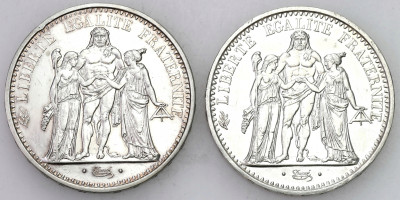 Francja 10 franków 1965-1970 SREBRO - 2 szt