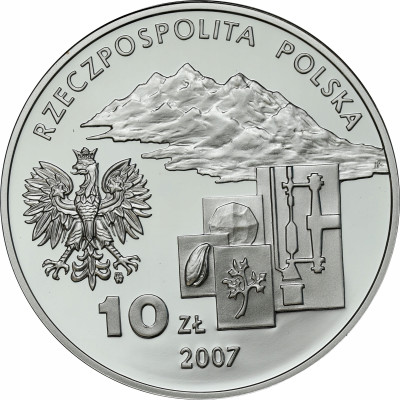 Polska III RP 10 zł 2007 Ignacy Domeyko - SREBRO