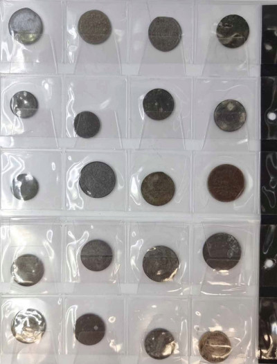 Świat, zróżnicowany zestaw monet – 20 sztuk