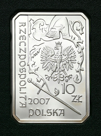 10 złotych 2007 Rycerz Ciężkozbrojny - SREBRO