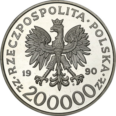 200 000 złotych 1990 Bór Komorowski – SREBRO