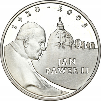 III RP. 10 złotych 2005 Jan Paweł II - SREBRO