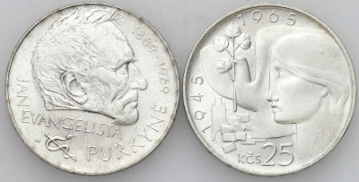 Czechosłowacja. 25 koron 1965-1969 – 2 szt